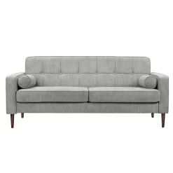 Draper Woven Fabric 3 Seater Sofa In A Box - Grey -Furniture Sale Store 13645999 4324978299615882