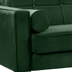 Draper Velvet 3 Seater Sofa In A Box - Green 10 Draper Velvet 3 Seater Sofa In A Box - Green -Furniture Sale Store 13646000 5294978299856719