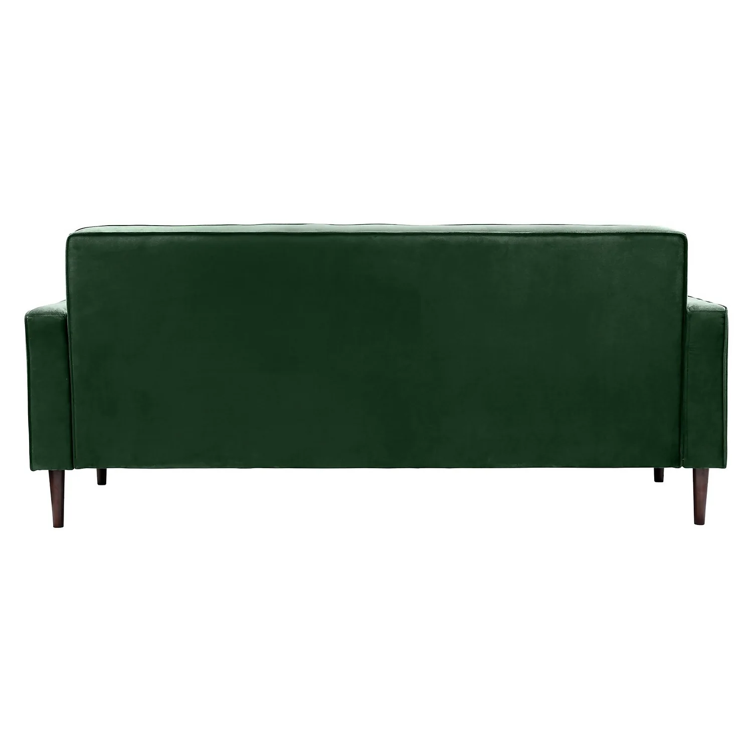 Draper Velvet 3 Seater Sofa In A Box - Green 3 Draper Velvet 3 Seater Sofa In A Box - Green - Image 3