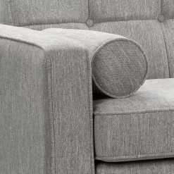 Draper Woven Fabric 2 Seater Sofa In A Box - Grey -Furniture Sale Store 13646006 2074978299906147