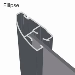 Ellipse Sliding Wardrobe Door 1 Panel Cream Glass With Aluminium Frame (W) 914mm 6 Ellipse Sliding Wardrobe Door 1 Panel Cream Glass With Aluminium Frame (W) 914mm -Furniture Sale Store 13660786 5824986133816311