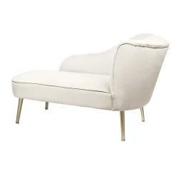 Gigi Velvet Chaise Longue - Cream 11 Gigi Velvet Chaise Longue - Cream -Furniture Sale Store 13698291 7794975247631288