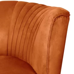 Gigi Velvet Chaise Longue - Tangerine -Furniture Sale Store 13698292 1914975247662548