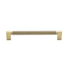 Knurled Vintage Gold Bar Handle
