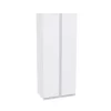 House Beautiful Escape Double Wardrobe, White Carcass - Gloss White Handleless Doors (W) 900mm X (H) 2196mm