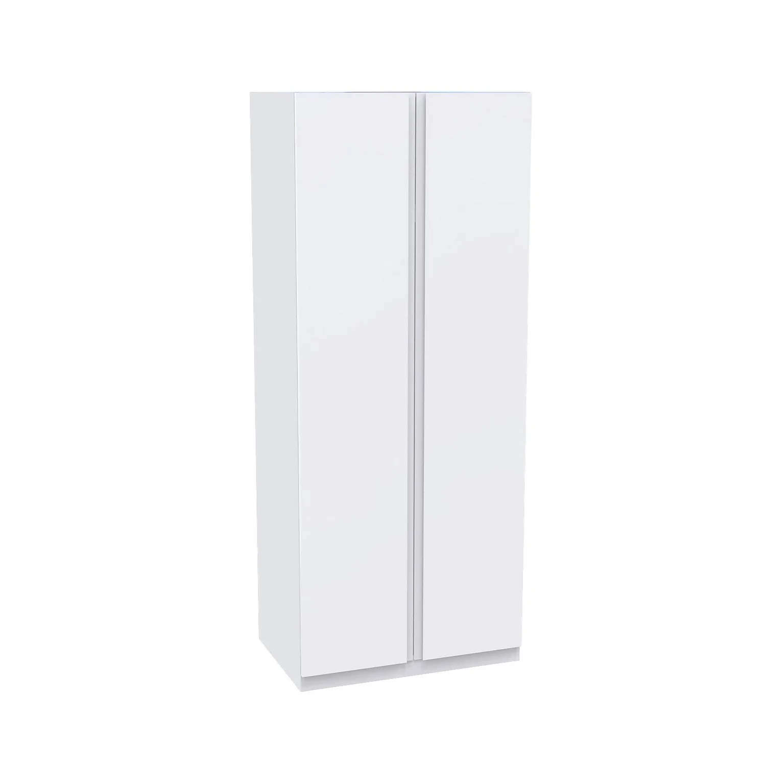 House Beautiful Escape Double Wardrobe, White Carcass - Gloss White Handleless Doors (W) 900mm X (H) 2196mm 1 House Beautiful Escape Double Wardrobe, White Carcass - Gloss White Handleless Doors (W) 900mm X (H) 2196mm