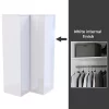 House Beautiful Escape Fitted Look Corner Wardrobe, White Carcass - Gloss White Handleless Doors (W) 1073mm X (H) 2226mm