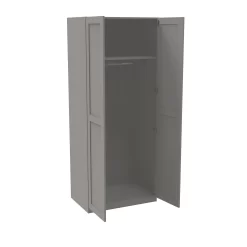House Beautiful Realm Double Wardrobe, Grey Carcass - Grey Shaker Doors (W) 900mm X (H) 2196mm -Furniture Sale Store 13999919 1455007392269311